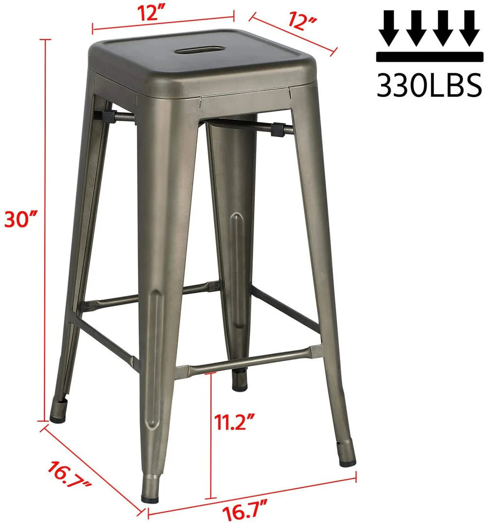 Bar Stools 30 inches (4 Pack)